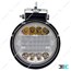 Фара рабочего света ДИОД круглая ф 11.5х4.5см с кронштеином  8LED гладкое стекло (10-30V)
